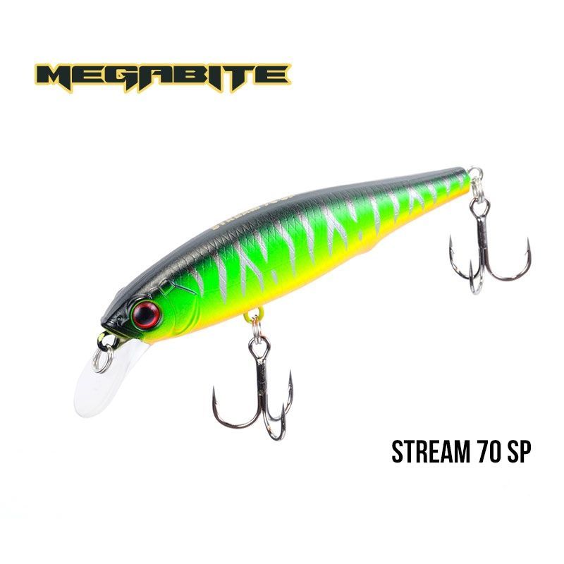 

Воблер Megabite Stream 70 SP (70 мм, 6,4гр, 0,8m) (17)
