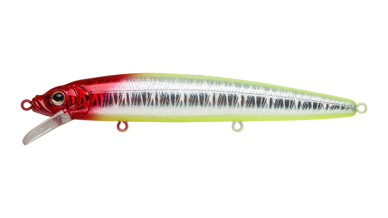 

Воблер Strike Pro Alpha Minnow 115 плавающий 11,5см 12гр Загл. 0,6м -1,6м#X10-SBO (96392)