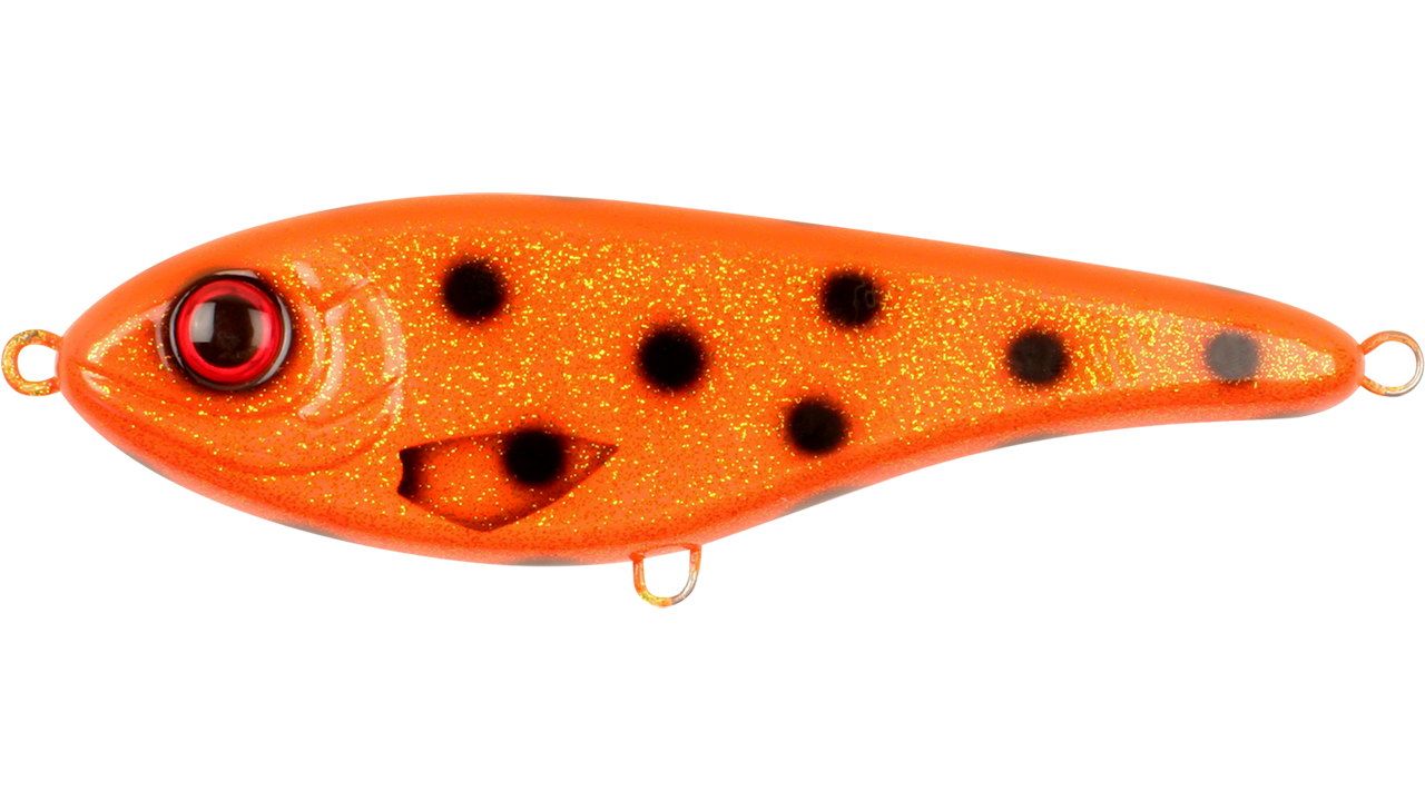 

Джеркбейт Strike Pro Buster Jerk тонущий 15см 75гр Загл.0,5-4,0м WOLF COLOR#C662F (90735)