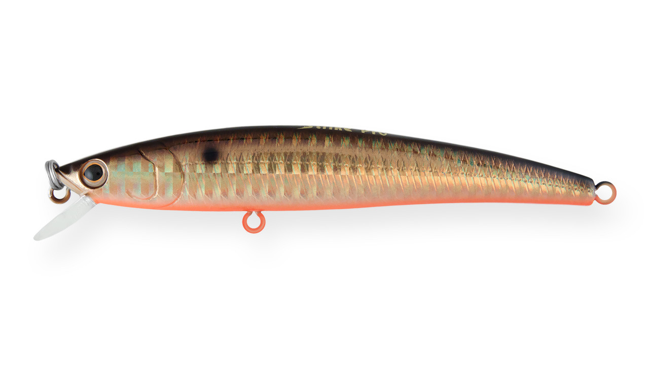 

Воблер Минноу Strike Pro Arc Minnow 105, 105 мм, 11,5 гр, Загл. 0,6м.-1,2м., Нейтральный, цвет: 613- (128555)