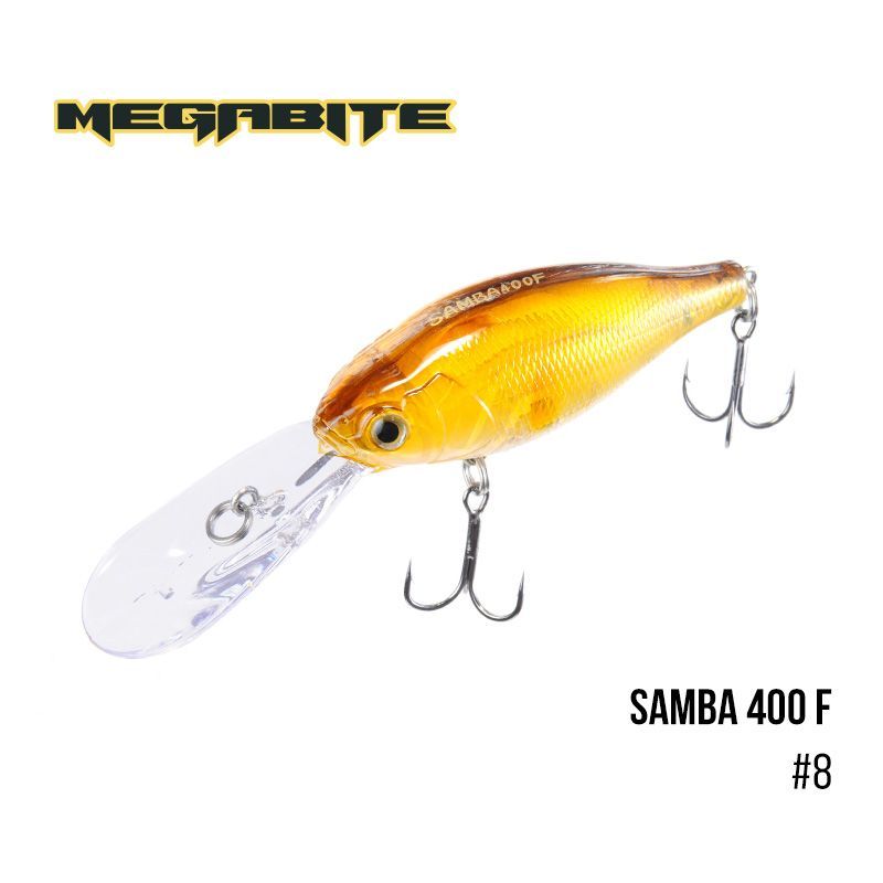 

Воблер Megabite Samba 400 F (70 мм, 17,5гр, 4 m) (8)