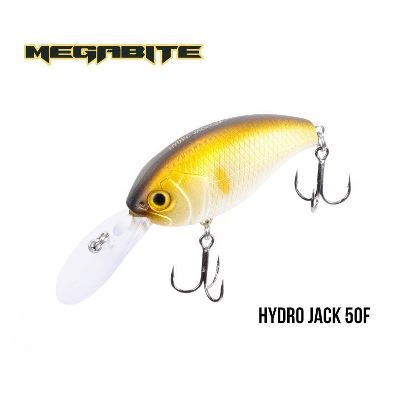 

Воблер Megabite Hydro Jack 50 F (50 мм, 9,01гр, 3m) (A_8)