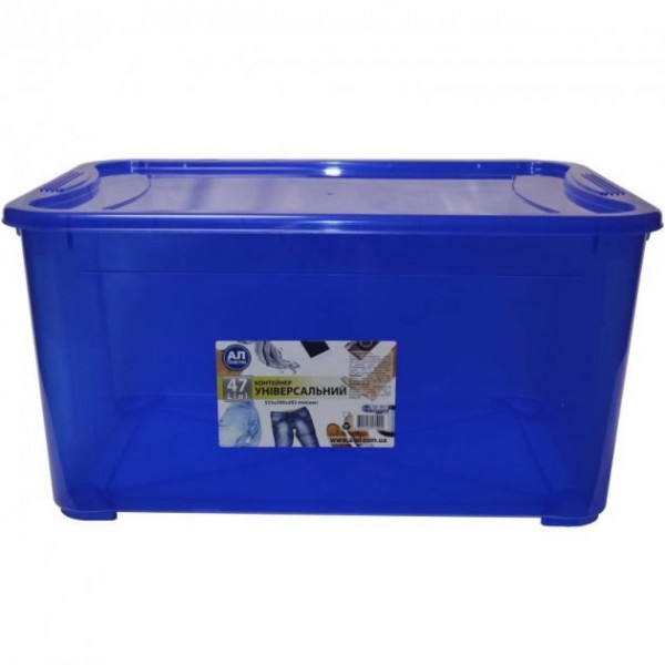 

Контейнер для хранения Контейнер Ал-Пластик Easy box 47л синий MAP-71900