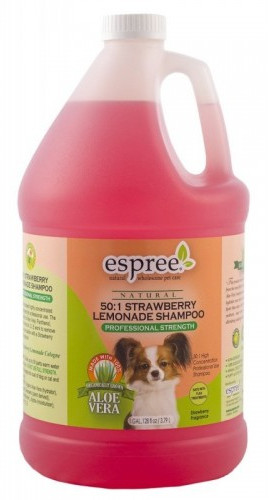 

Суперконцентрированый шампунь для груминга Espree Strawberry Lemonade Shampoo 3.79 л (0748406001107)