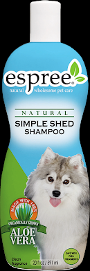 

Шампунь для собак и котов Espree Simple Shed Shampoo 3,79 л (048228)