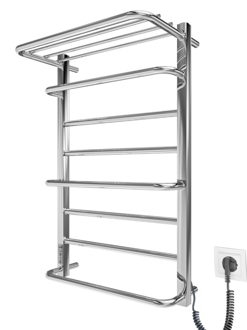 

Электрический полотенцесушитель Mario Люксор -I 800 x 500 TR таймер-регулятор (2.3.6100.11.P) правый