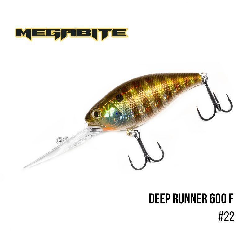 

Воблер Megabite Deep Runner 600 F (80 мм, 26.7 гр, 6 m) (22)