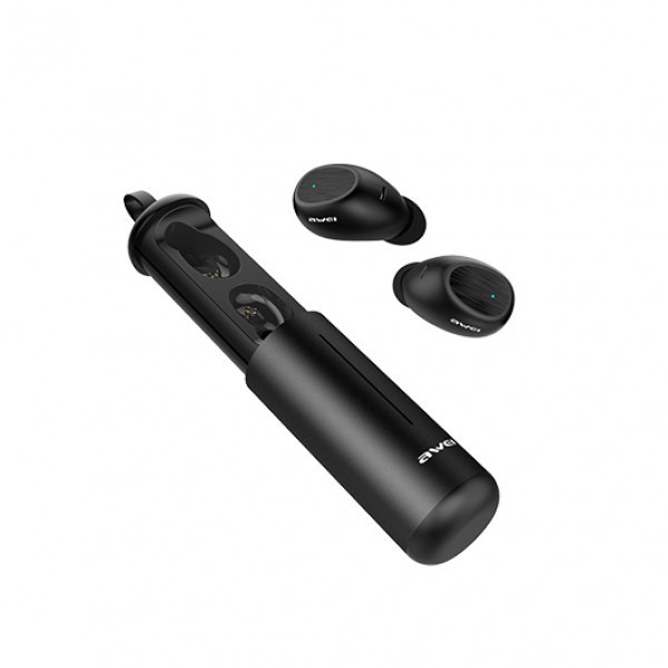 

Наушники TWS AWEI T55 Twins Earphones с зарядным чехлом (Черный)