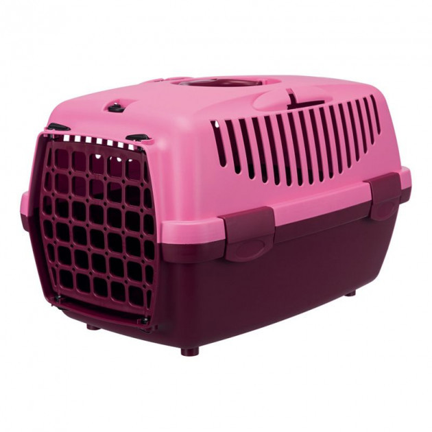 

Переноска для животных до 6 кг Capri бордовый/розовый 48x32x31 см Trixie BGL-TX-40