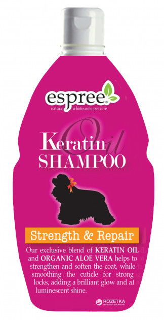 

Шампунь Espree Keratin Oil Shampoo с кератиновым маслом для собак 3.79 л (е01822)