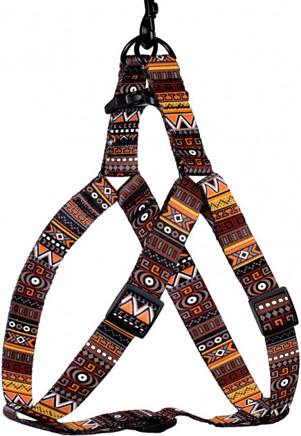 

Шлея для собак BronzeDog Tribal Нейлоновая Этническая S Коричневая (70/1385/Т) (2800000002343)