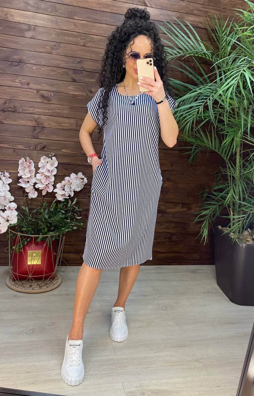

Fashions • Платье прямое летнее Паска Fashions 56 черный (№5007)