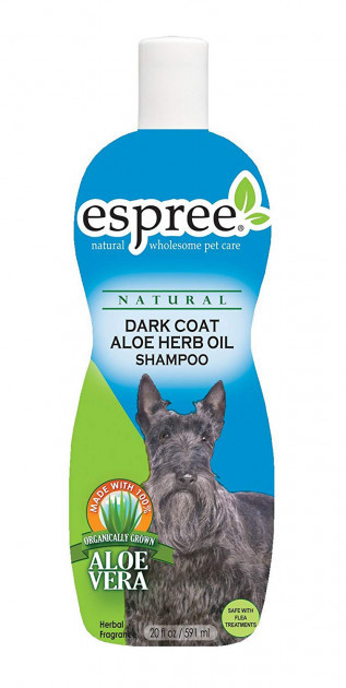

Насыщающий шампунь с маслом алоэ для собак Dark Coat Aloe Herb Oil Shampoo 591 мл Espree BGL-ES-66