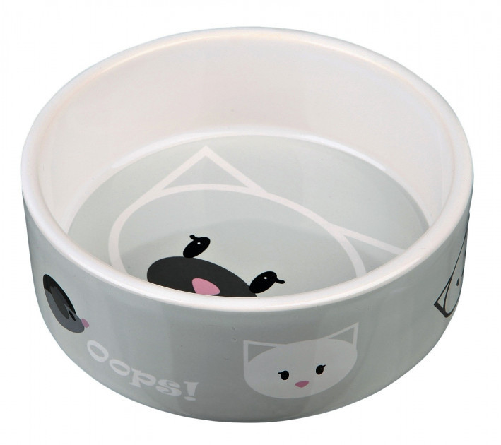 

Миска керамическая Mimi Ceramic Bowl 300 мл  12 см Trixie BGL-TX-706