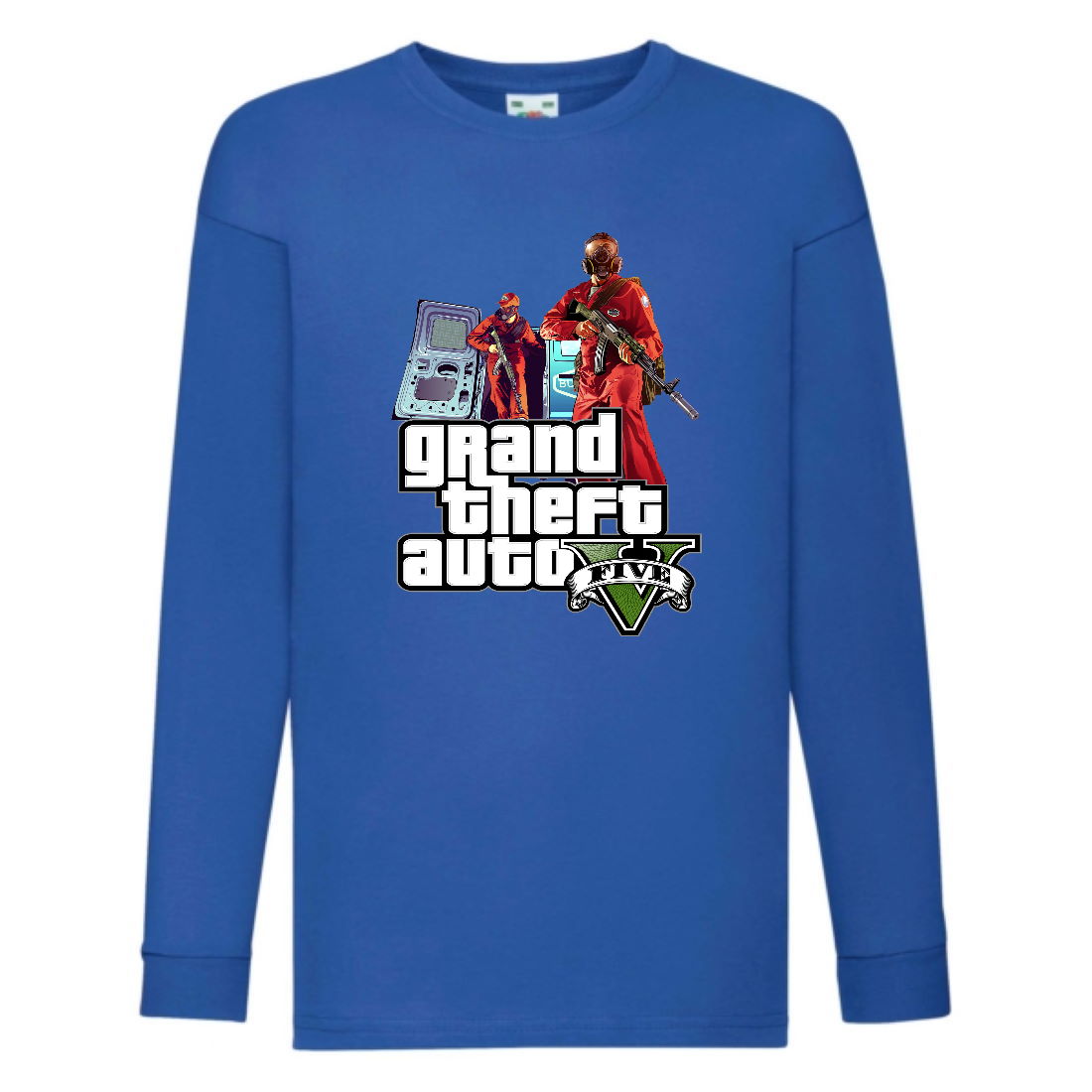 

Лонгслив реглан GTA 005 (Grand Theft Auto) синий (GTA blu 005) 116 см