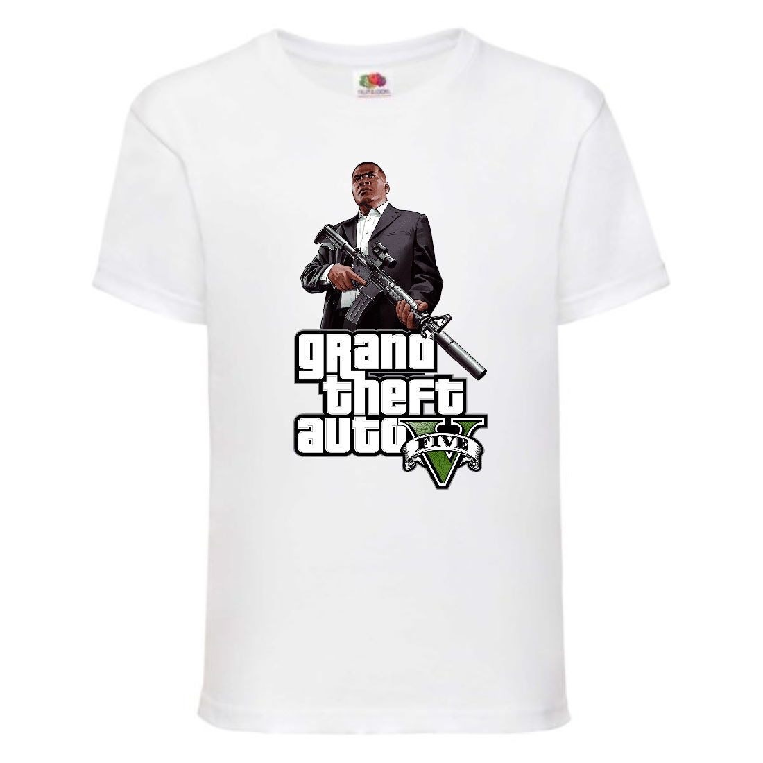 

Футболка детская GTA 001 (Grand Theft Auto) белая (GTA wh 001) 164 см