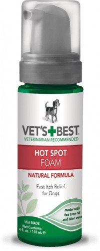 

Пена для устранения раздражений и воспалений Vet's Best Hot Spot Foam 118 мл (0031658101351)