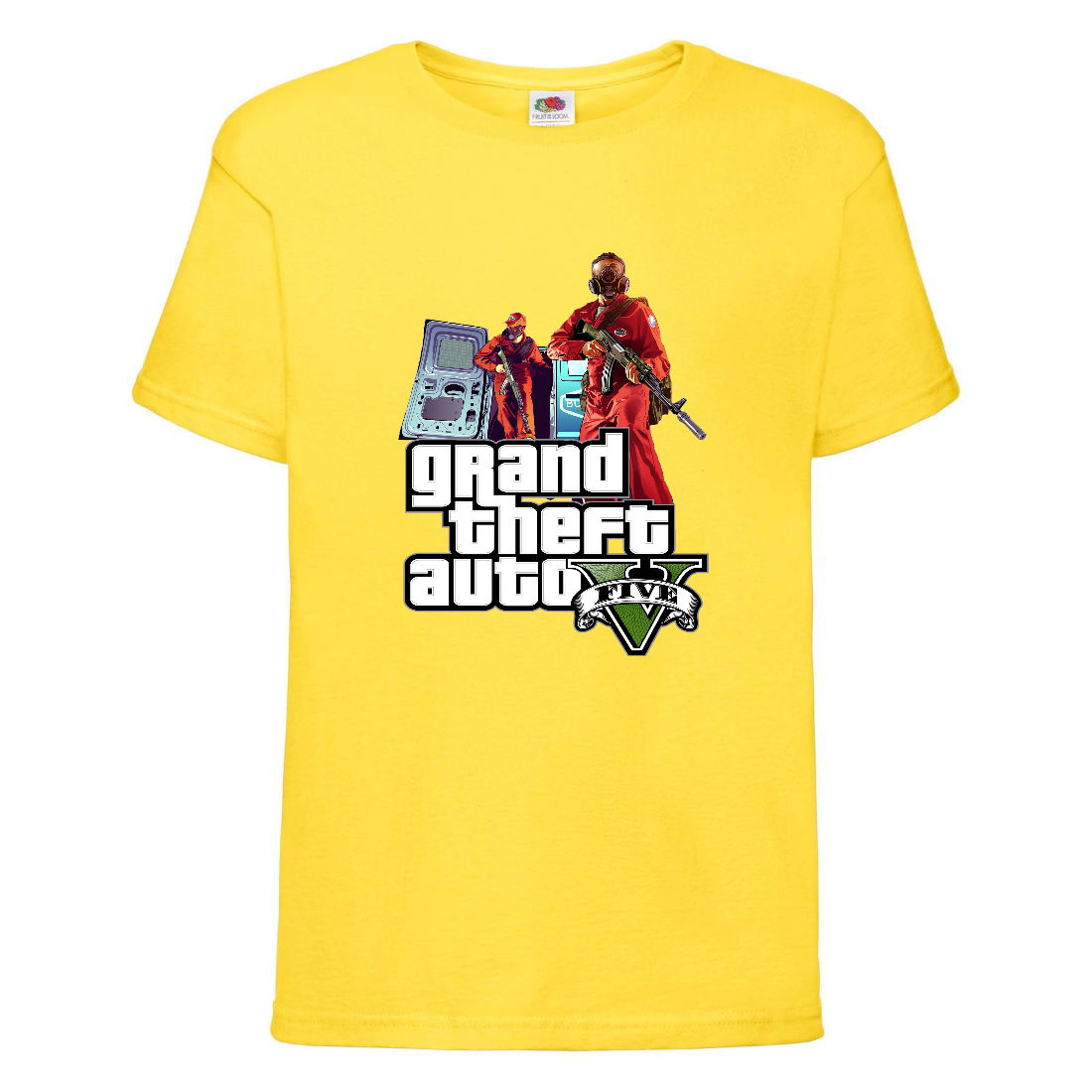 

Футболка детская GTA 005 (Grand Theft Auto) желтая (GTA yel 005) 116 см