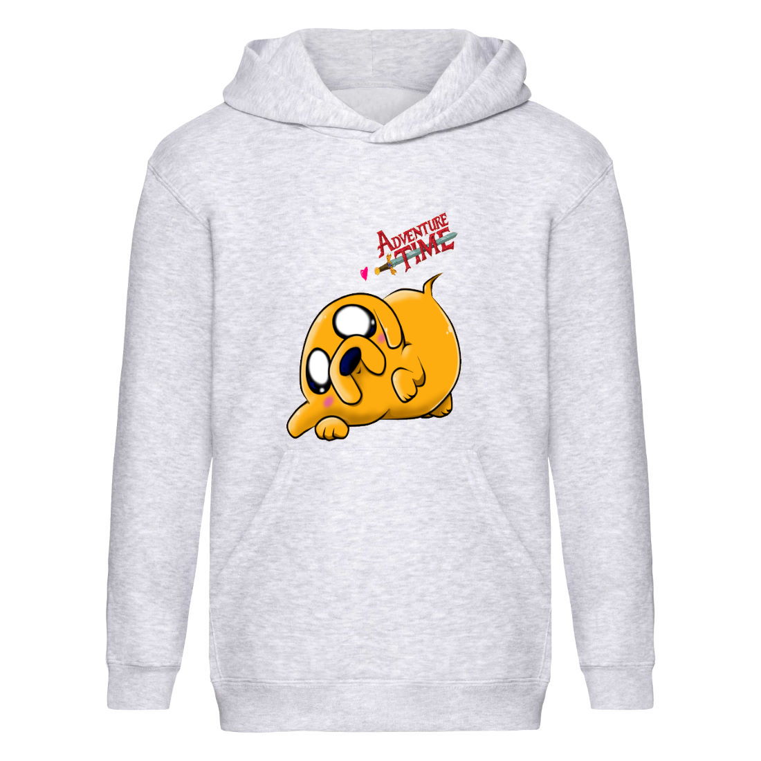 

Худи детская Время Приключений 006 (Adventure Time) серый (ART gry 006) 164 см