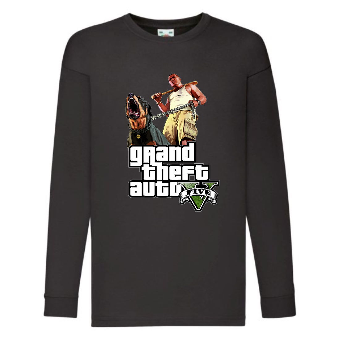 

Лонгслив реглан GTA 006 (Grand Theft Auto) черный (GTA blc 006) 152 см
