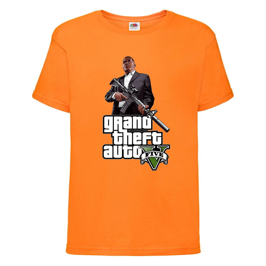 

Футболка детская GTA 001 (Grand Theft Auto) оранжевая (GTA orn 001) 140 см