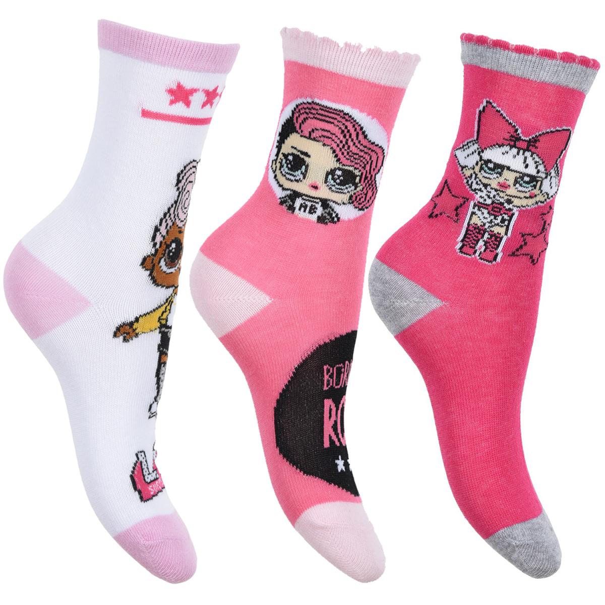 

Носки 3 пары Disney 023-026 р. Розовый HS07532