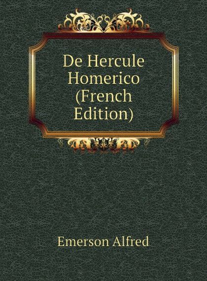 

De Hercule Homerico (French Edition)