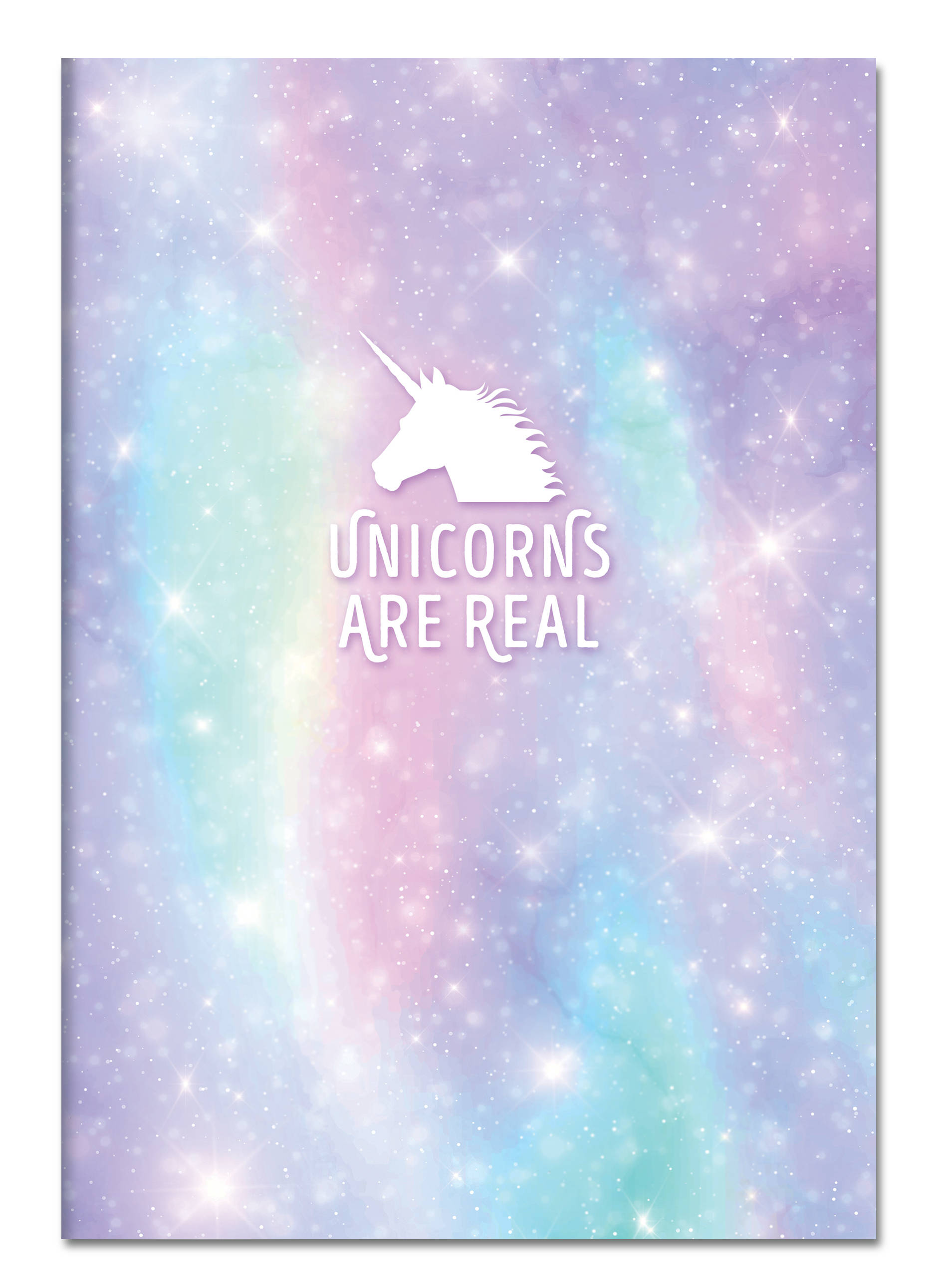 

Тетрадь для записей. Unicorns are real, 150х210мм, мягкая обложка, 48 л., клетка-стандарт