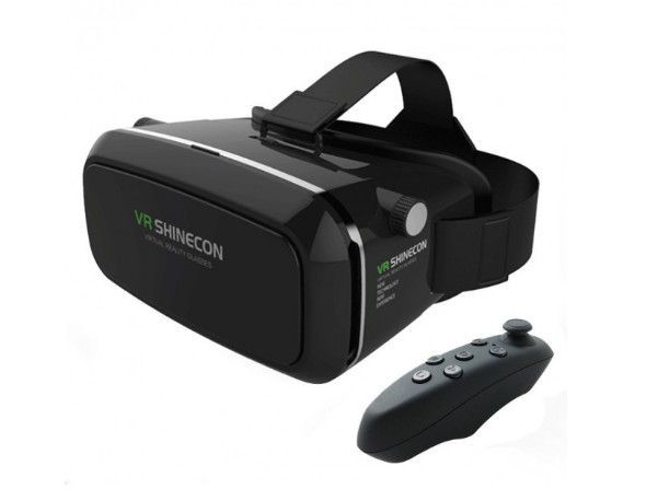 

Очки виртуальной реальности VR BOX Shinecon с пультом Черные