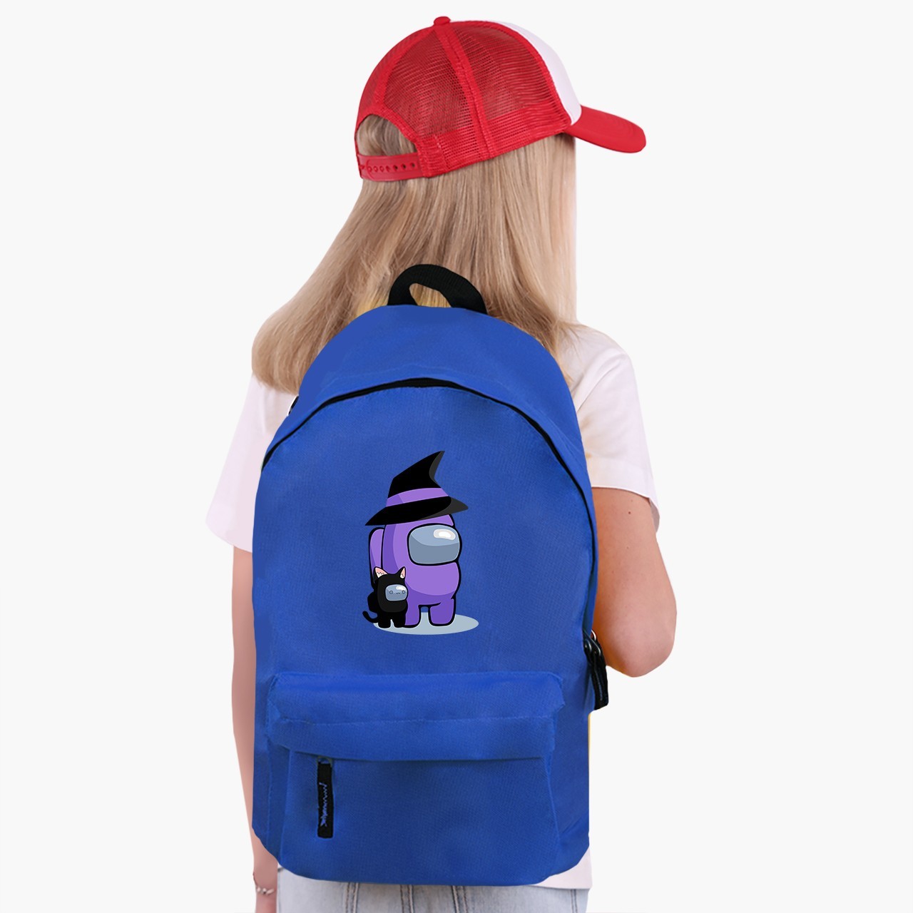 

Рюкзак детский Амонг Ас Фиолетовый (Among Us Violet) (9263-2423) 17 л Синий