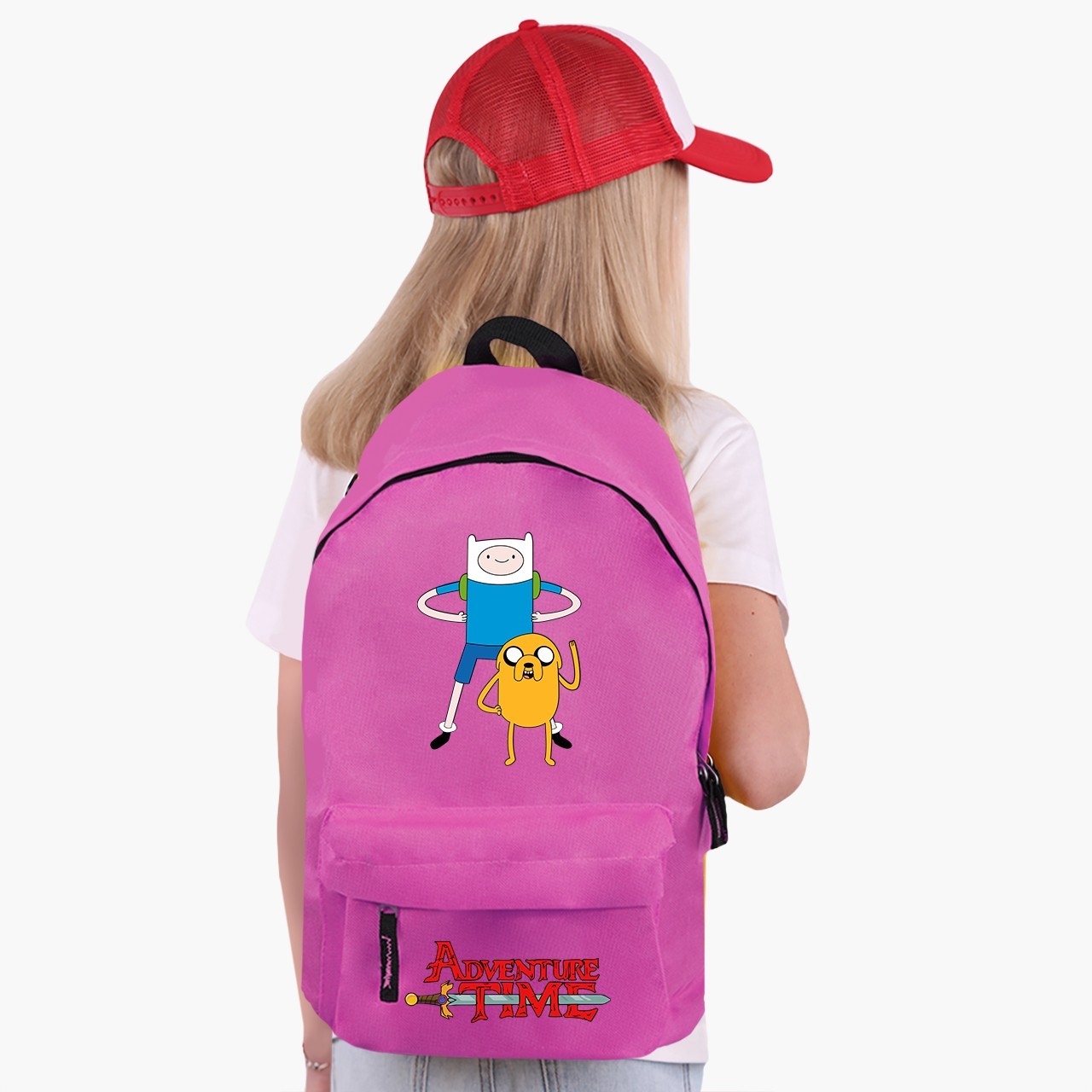 

Рюкзак детский Время Приключений Финнн и Джейк пес (Adventure Time Finn & Jake the dog) (9263-1579) 17 л Розовый