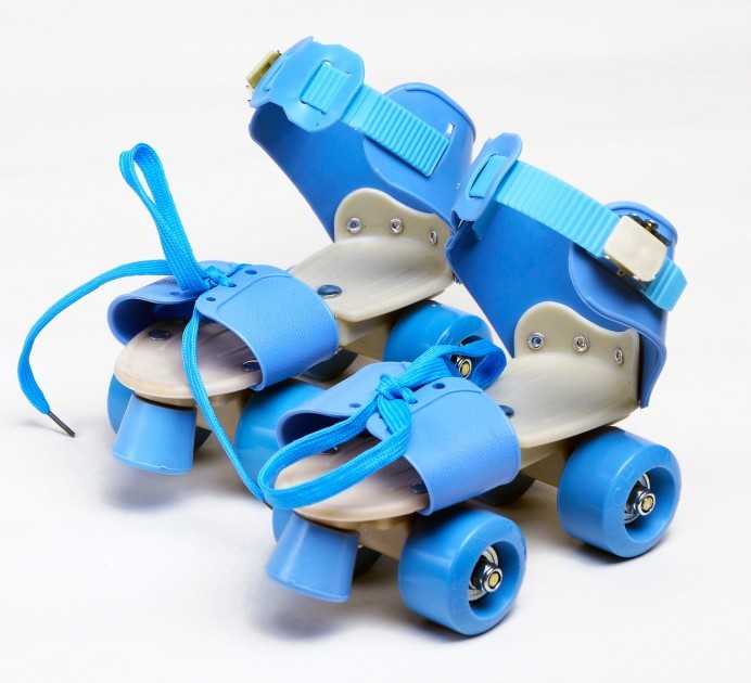 

Ролики Квады раздвижные Scooter 4009A New Version 2020 (S 31-34) Голубые