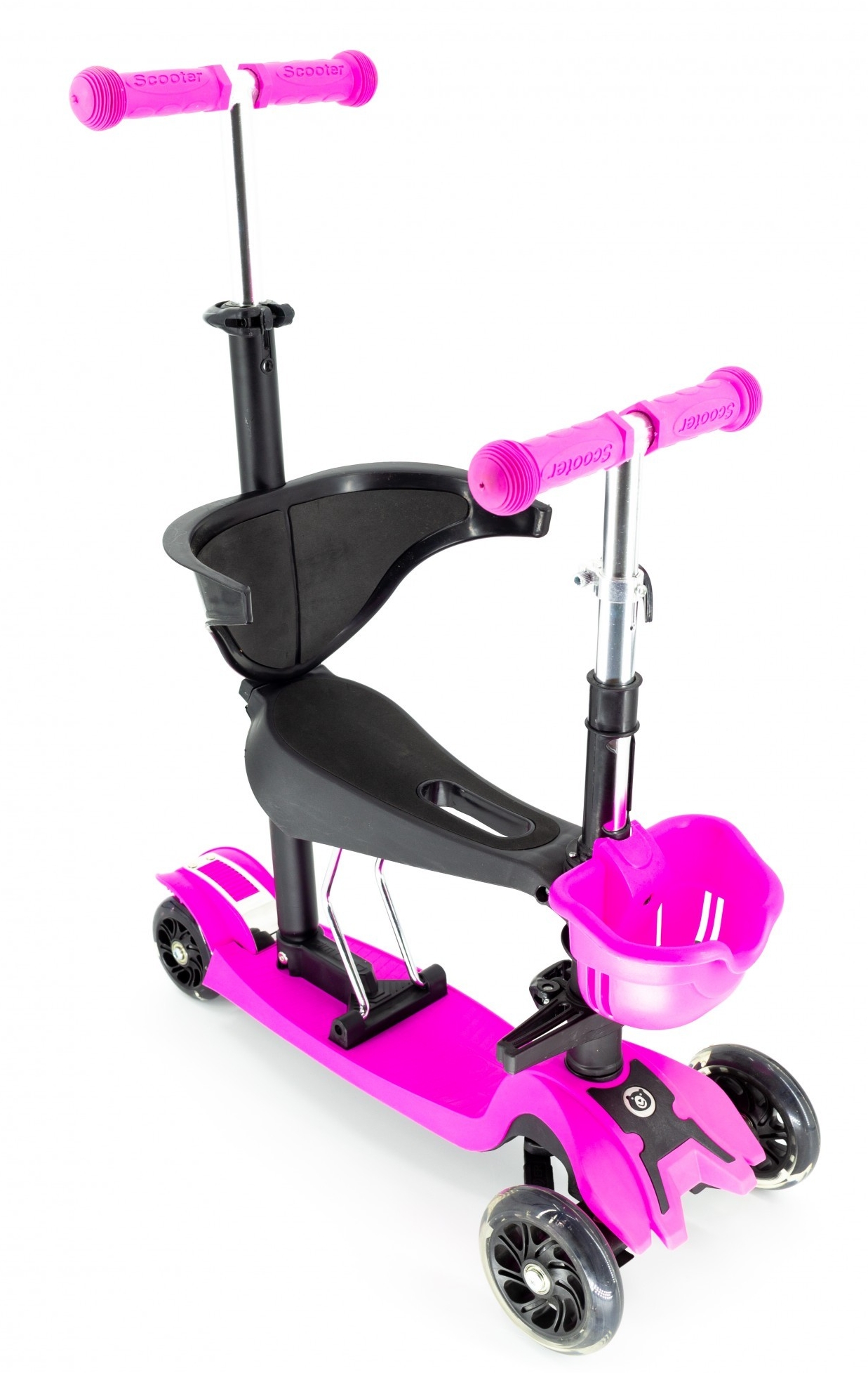 

Самокат со спинкой Scooter Pro BH5 Фиолетовый