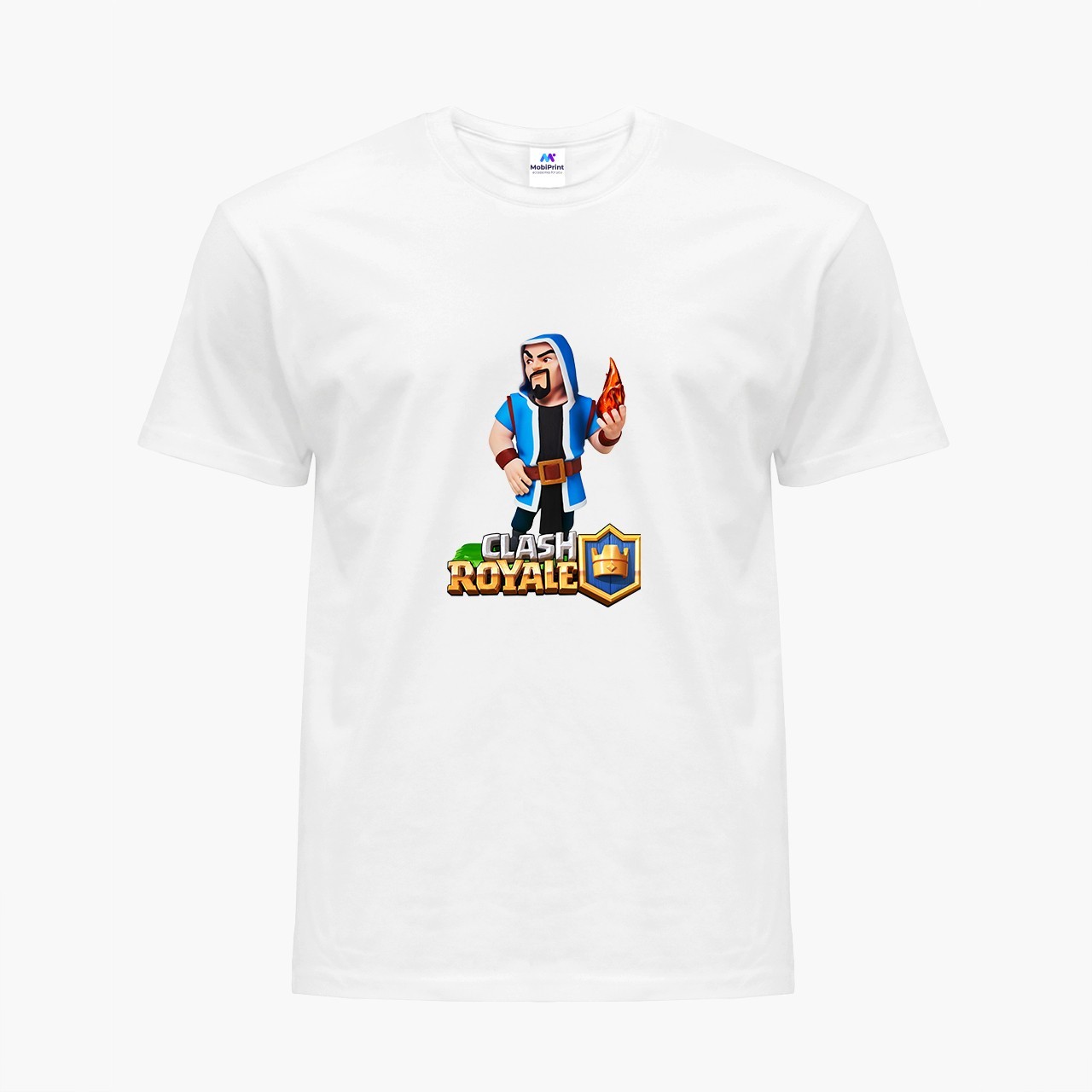 

Детская футболка Клеш Рояль (Clash Royale) (9224-1951) 122-128 см Хлопок Белый