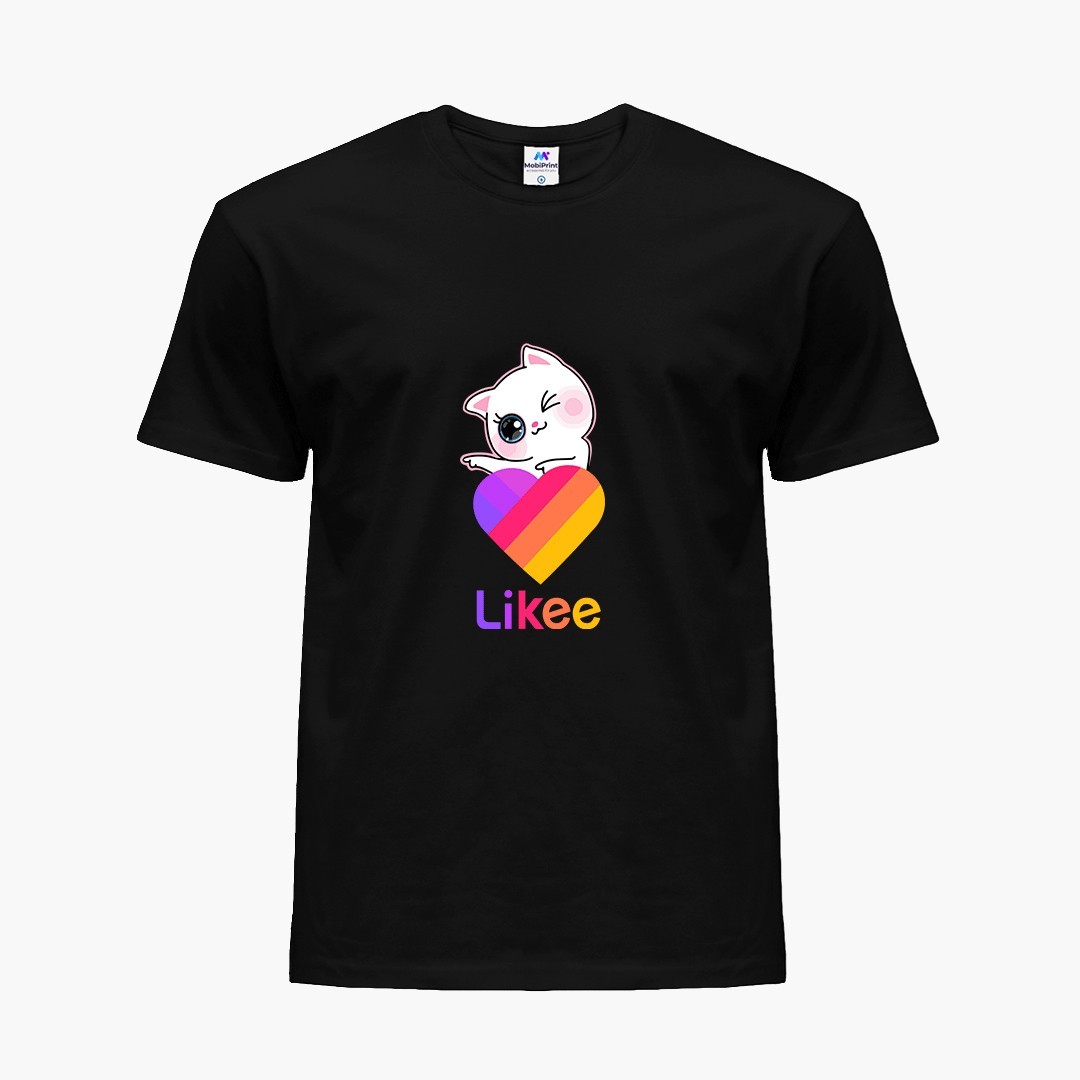 

Детская футболка Лайк Кот (Likee Cat) (25186-1595) 122-128 см Хлопок Черный