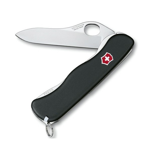 

Складной нож Victorinox Sentinel One Hand 0.8413.M3 Швейцарский нож Чёрный