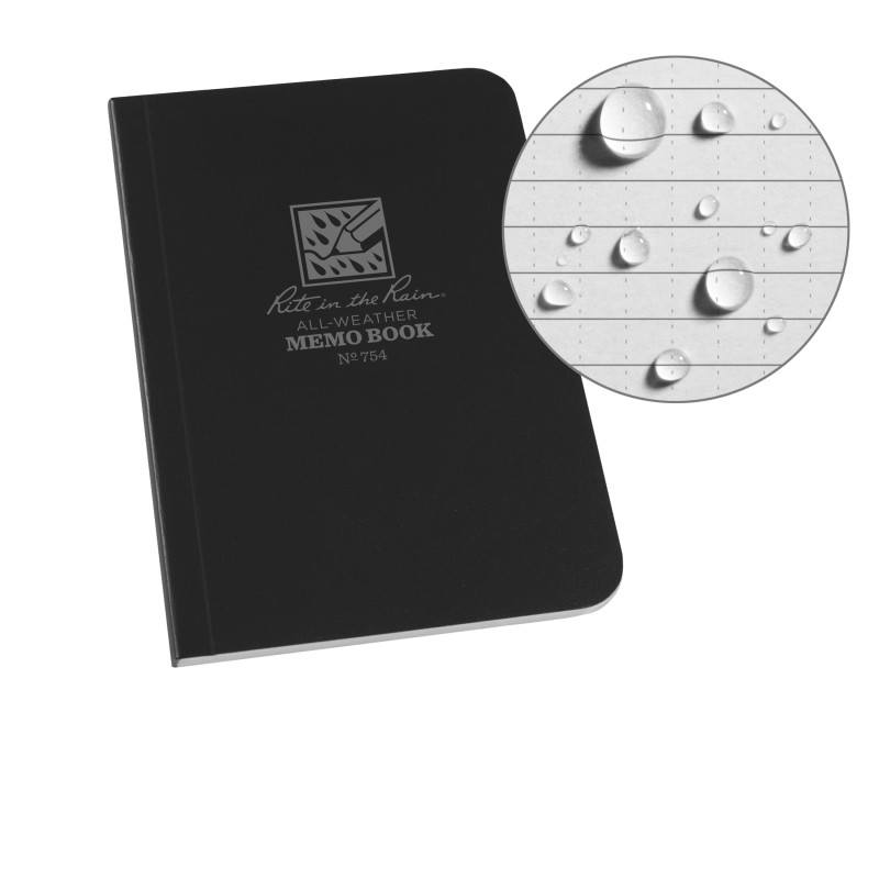 

Всепогодный блокнот Rite In The Rain MEMO BOOK 954 8,89*12,7см Чорний