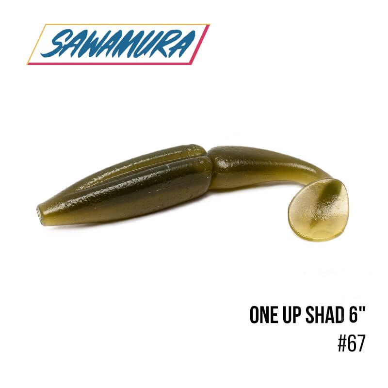 

Виброхвост Sawamura One'Up Shad 6'' (4 шт.) (067)
