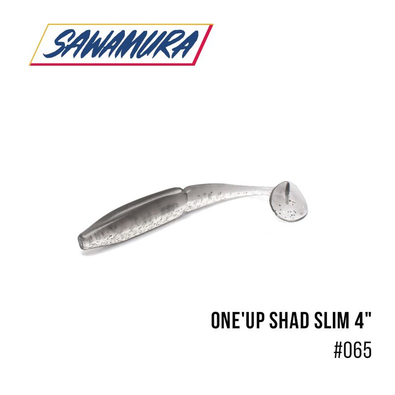 

Виброхвост Sawamura One'Up Shad Slim 4'' (6 шт.) (065)