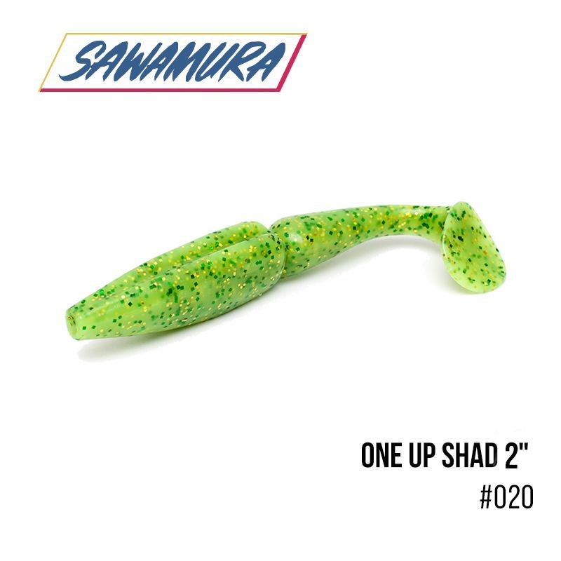 

Виброхвост Sawamura One'Up Shad 2'' (9шт.) (020)