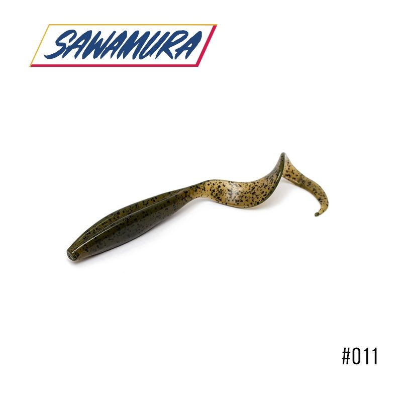 

Твистер Sawamura One'Up Curly 3.5'' (6 шт.) (011)