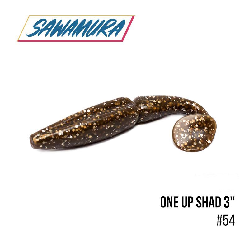 

Виброхвост Sawamura One'Up Shad 3'' (7шт.) (054)