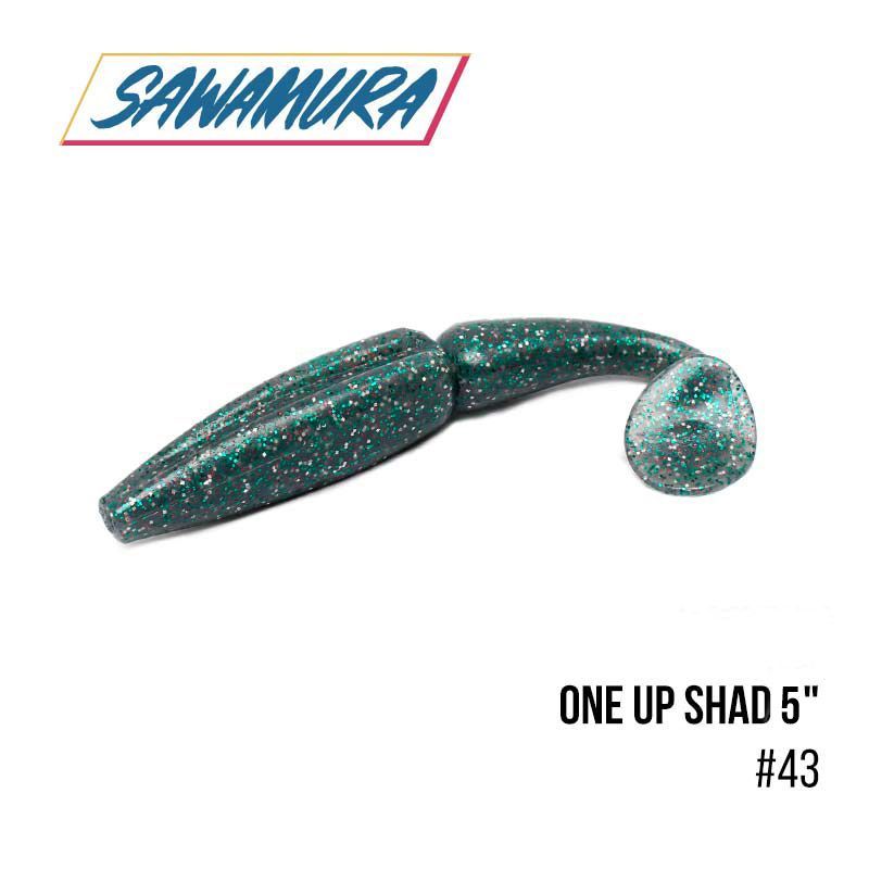 

Виброхвост Sawamura One'Up Shad 5'' (5 шт.) (043)