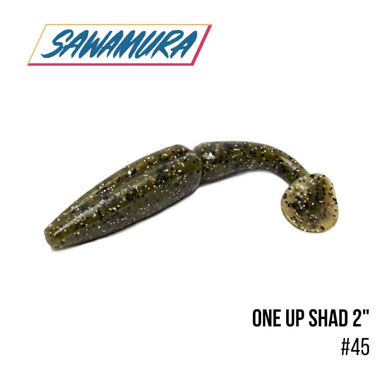 

Виброхвост Sawamura One'Up Shad 2'' (9шт.) (045)