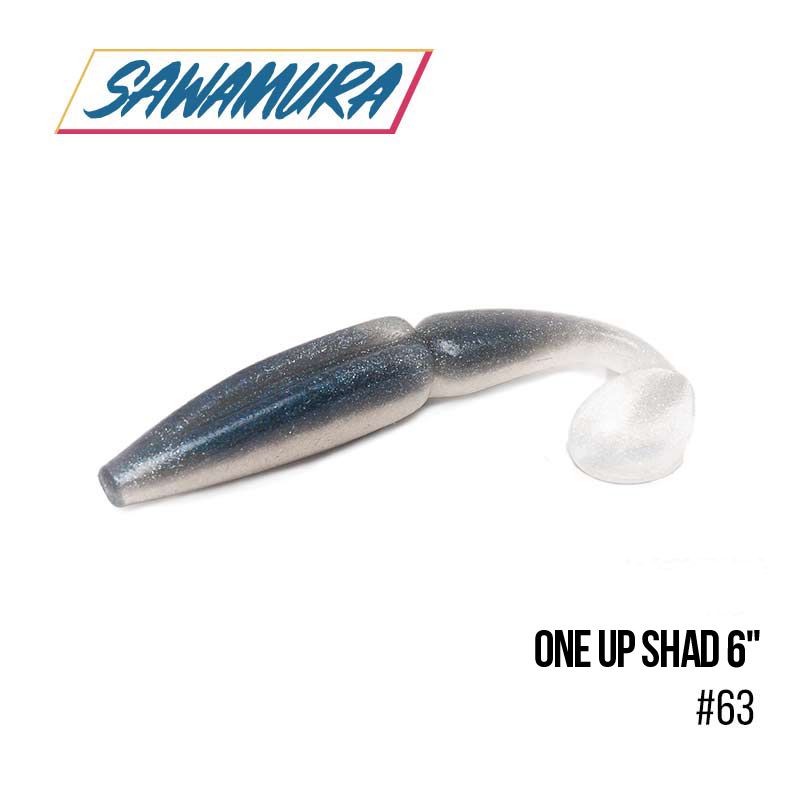 

Виброхвост Sawamura One'Up Shad 6'' (4 шт.) (063)