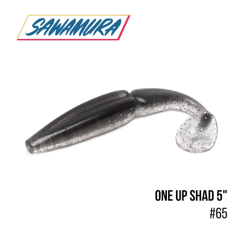 

Виброхвост Sawamura One'Up Shad 5'' (6 шт.) (65)