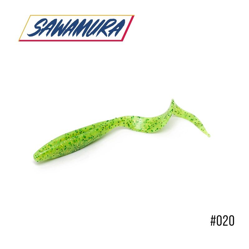 

Твистер Sawamura One'Up Curly 3.5'' (6 шт.) (020)
