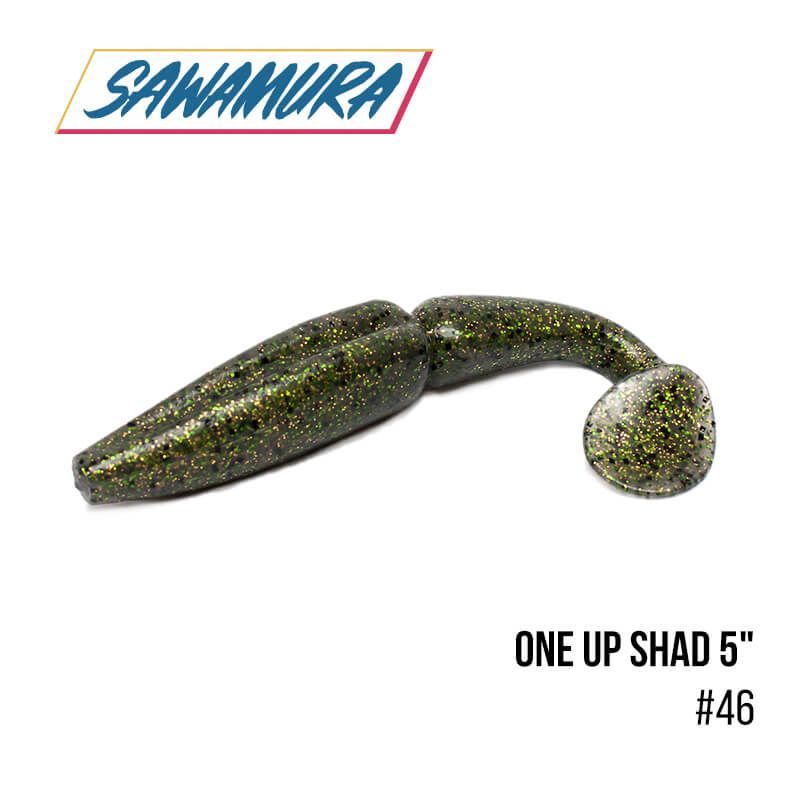 

Виброхвост Sawamura One'Up Shad 5'' (6 шт.) (46)