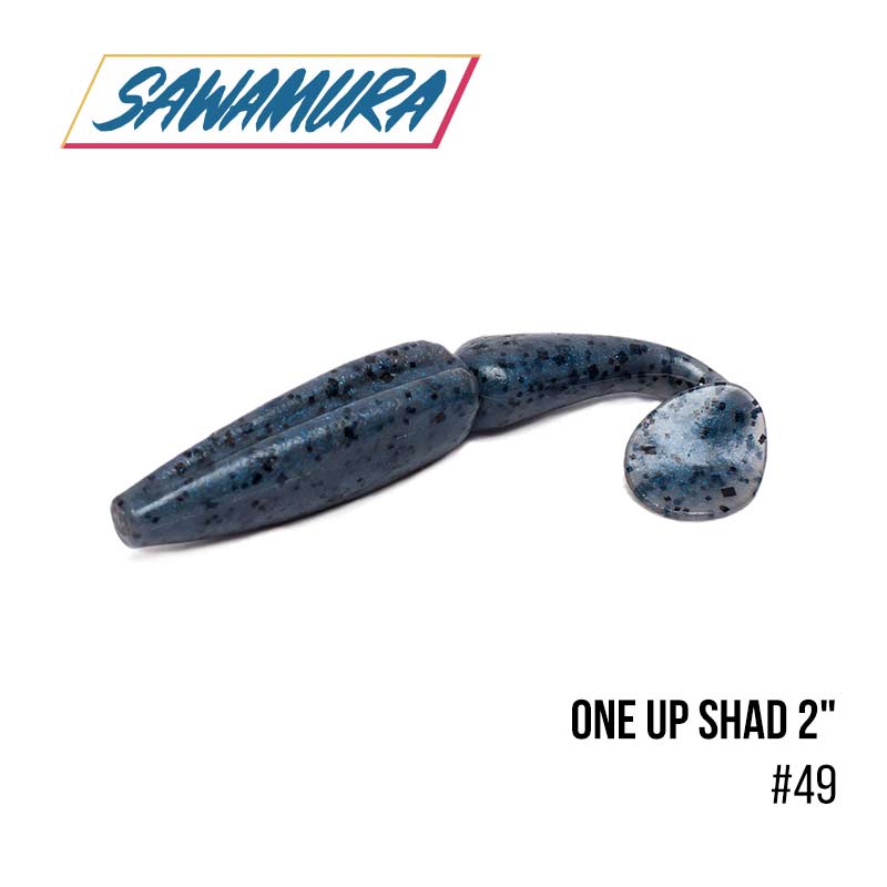 

Виброхвост Sawamura One'Up Shad 2'' (9шт.) (049)