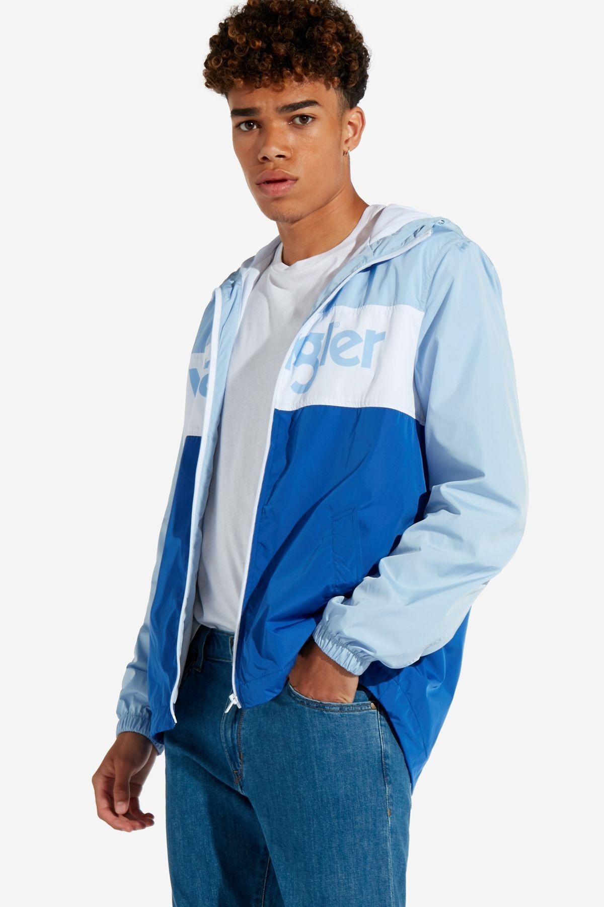

Ветровка Wrangler Windbreaker Regular Fit Голубой M-00